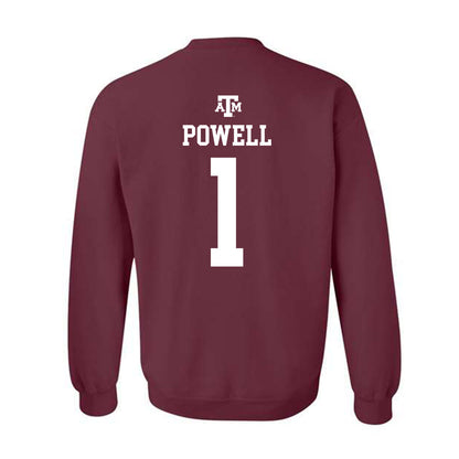 Texas A&M - NCAA Softball : Kennedy Powell - Maroon Out 2026 Crewneck Sweatshirt-1