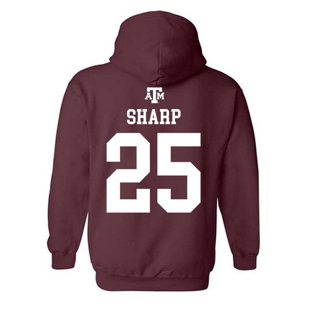 Texas A&M - NCAA Women's Volleyball : Eliza Sharp - Maroon Out 2026 Hooded Sweatshirt-1