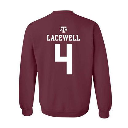 Texas A&M - NCAA Women's Volleyball : Brooke Lacewell - Maroon Out 2026 Crewneck Sweatshirt-1