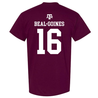 Texas A&M - NCAA Football : Jamar Beal-Goines - Maroon Out 2026 T-Shirt-1