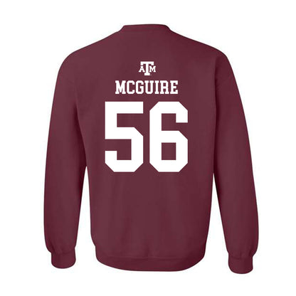 Texas A&M - NCAA Football : Nelson Mcguire - Maroon Out 2026 Crewneck Sweatshirt-1