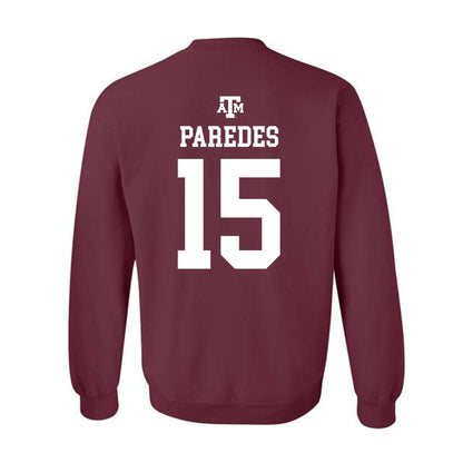 Texas A&M - NCAA Women's Soccer : Adelaide Paredes - Maroon Out 2026 Crewneck Sweatshirt-1