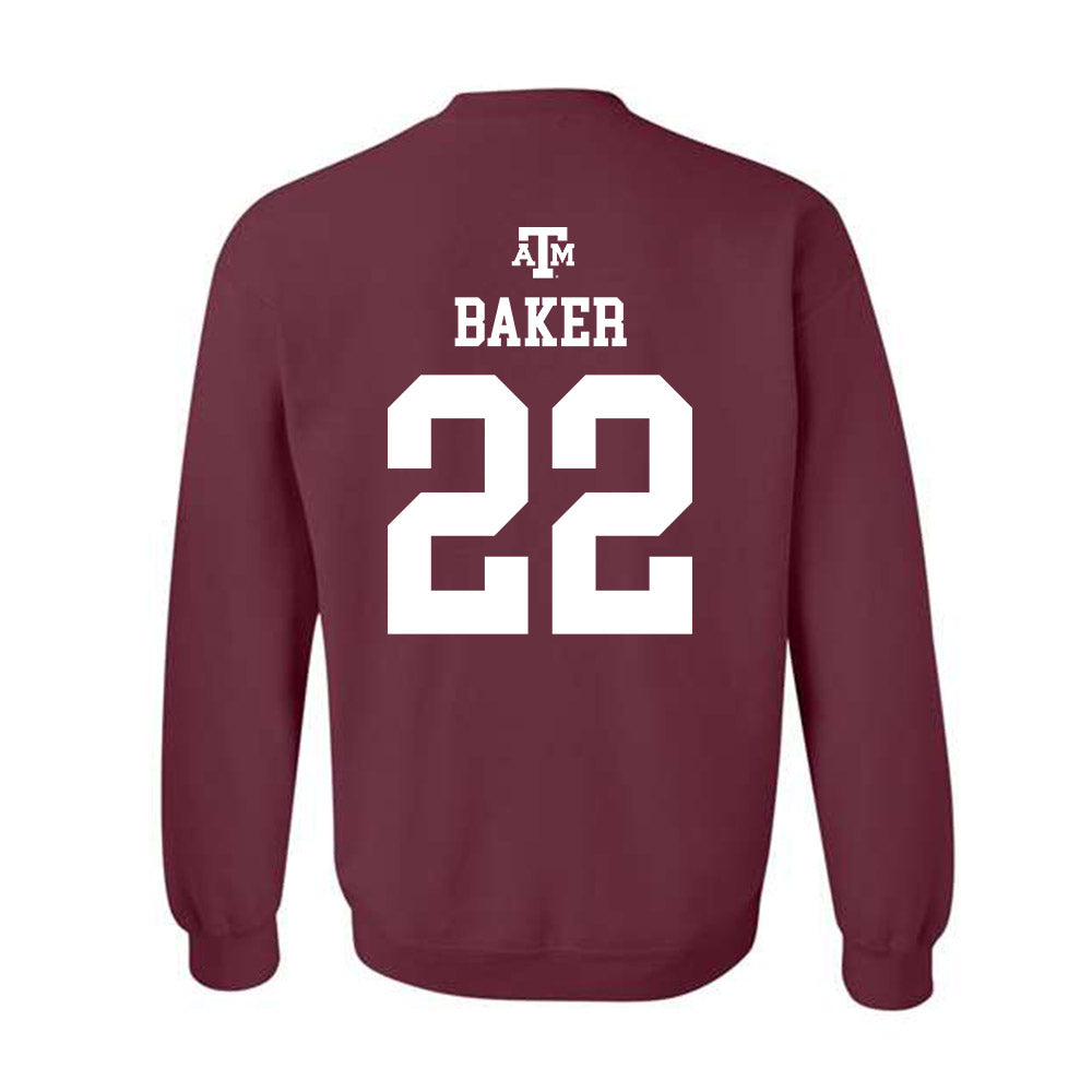 Texas A&M - NCAA Football : Carsyn Baker - Maroon Out 2026 Crewneck Sweatshirt-1