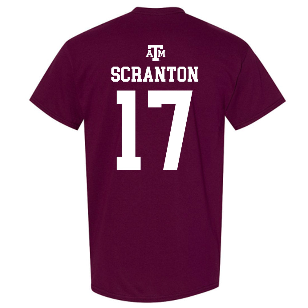 Texas A&M - NCAA Women's Soccer : Mia Scranton - Maroon Out 2026 T-Shirt-1