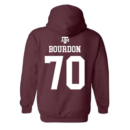 Texas A&M - NCAA Football : Robert Bourdon - Maroon Out 2026 Hooded Sweatshirt-1