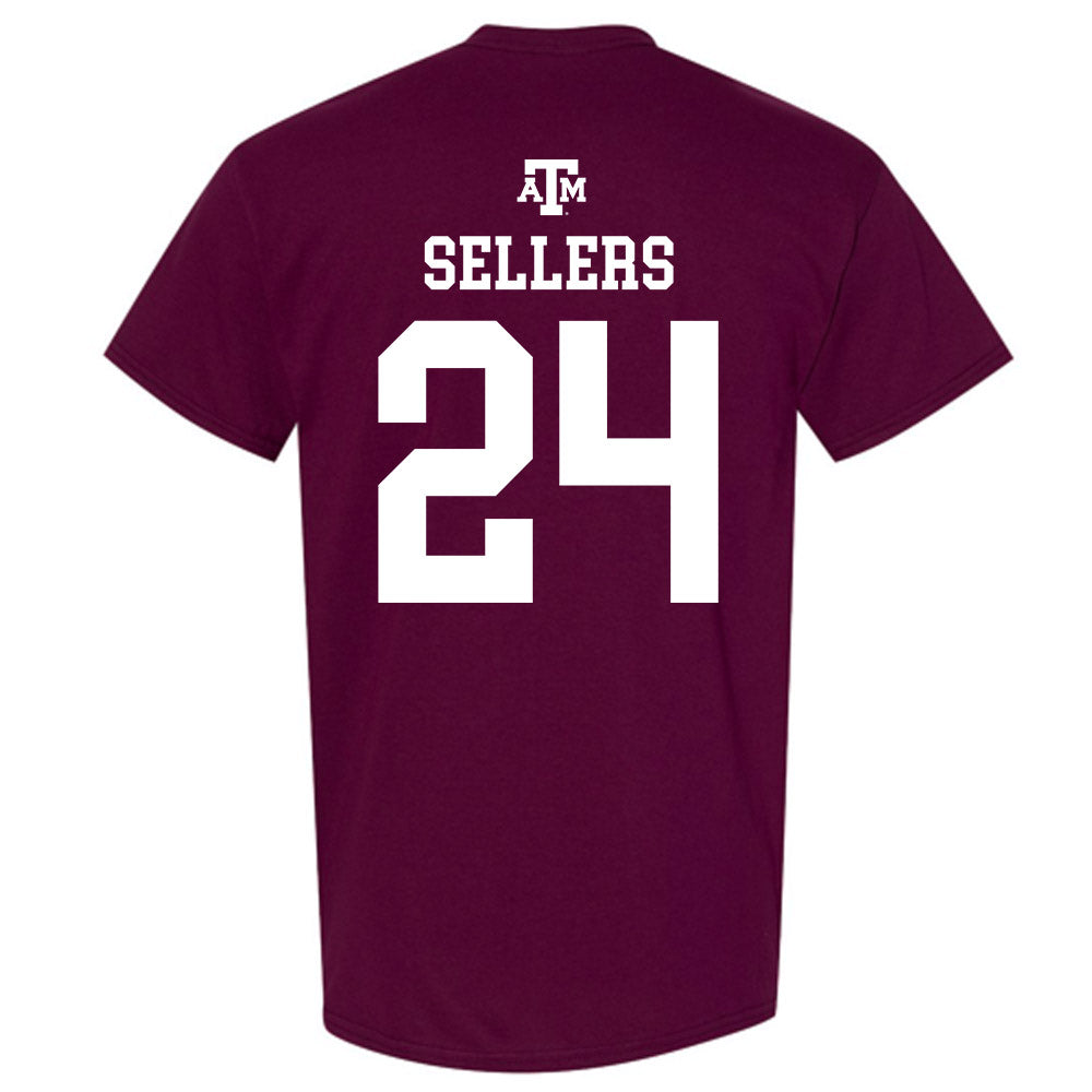 Texas A&M - NCAA Football : Cobey Sellers - Maroon Out 2026 T-Shirt-1
