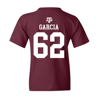 Texas A&M - NCAA Football : Marcus Garcia - Maroon Out 2026 Youth T-Shirt-1