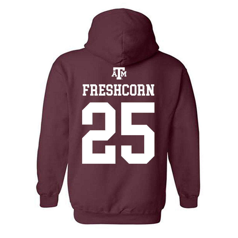 Texas A&M - NCAA Baseball : Clayton Freshcorn - Maroon Out 2026 Hooded Sweatshirt-1