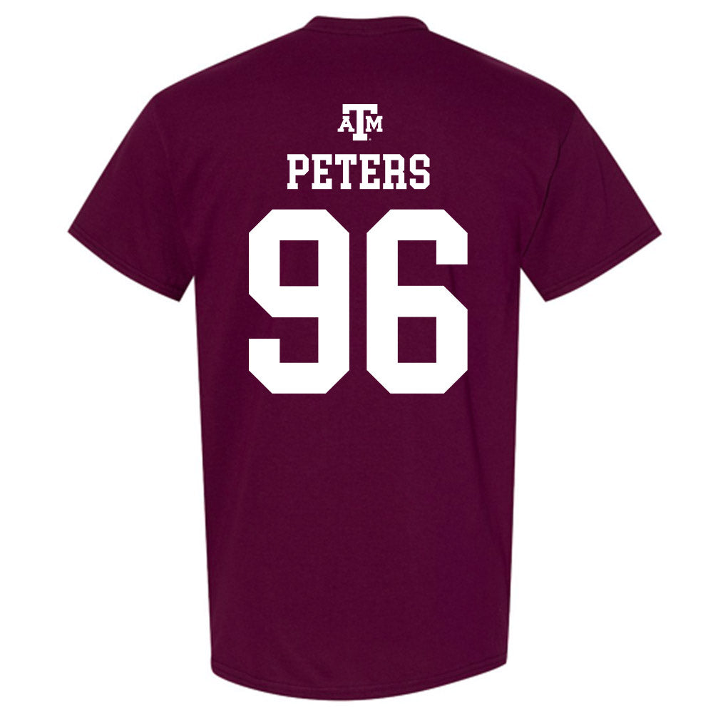 Texas A&M - NCAA Football : Waylon Peters - Maroon Out 2026 T-Shirt-1