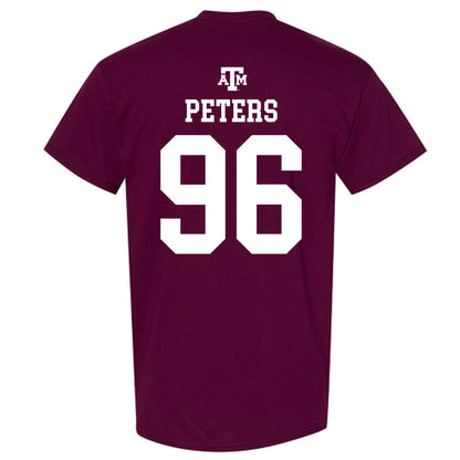 Texas A&M - NCAA Football : Waylon Peters - Maroon Out 2026 T-Shirt-1