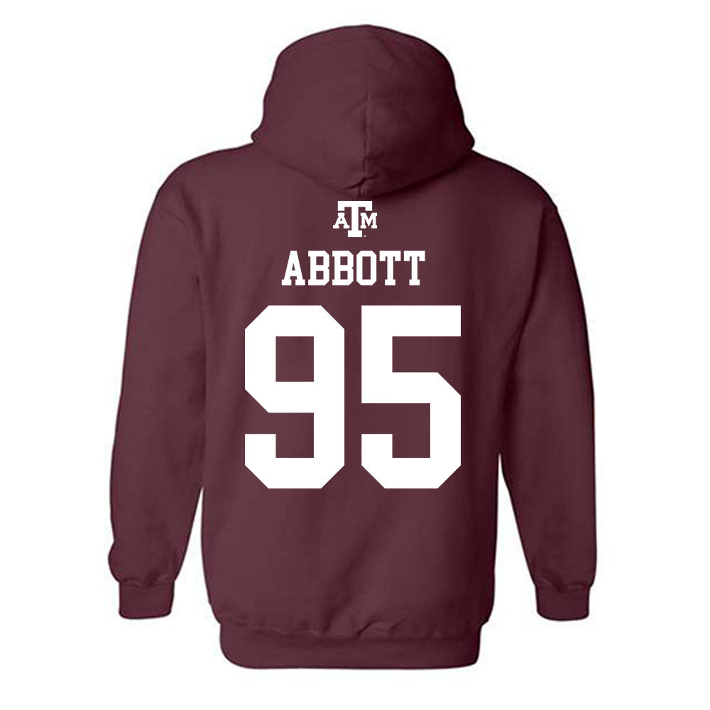 Texas A&M - NCAA Football : Alex Abbott - Maroon Out 2026 Hooded Sweatshirt-1