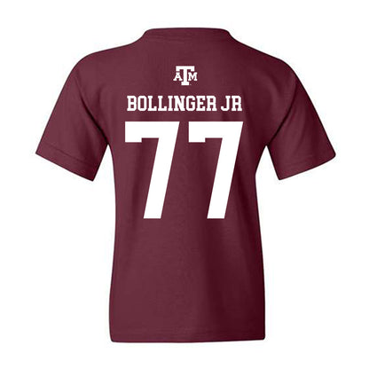 Texas A&M - NCAA Baseball : Michael Bollinger Jr - Maroon Out 2026 Youth T-Shirt-1