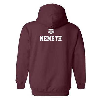 Texas A&M - NCAA Equestrian : Clara Nemeth - Maroon Out 2026 Hooded Sweatshirt-1