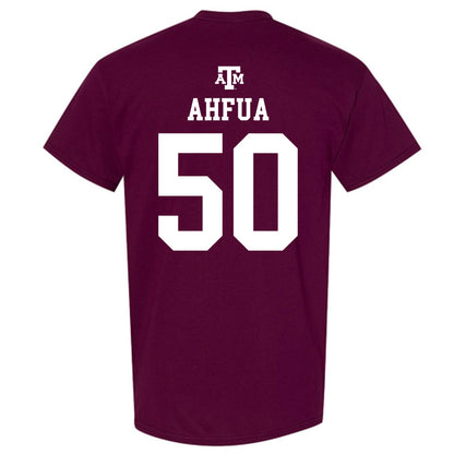 Texas A&M - NCAA Football : Isendre Ahfua - Maroon Out 2026 T-Shirt-1