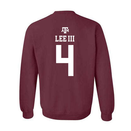 Texas A&M - NCAA Football : Will Lee III - Maroon Out 2026 Crewneck Sweatshirt-1