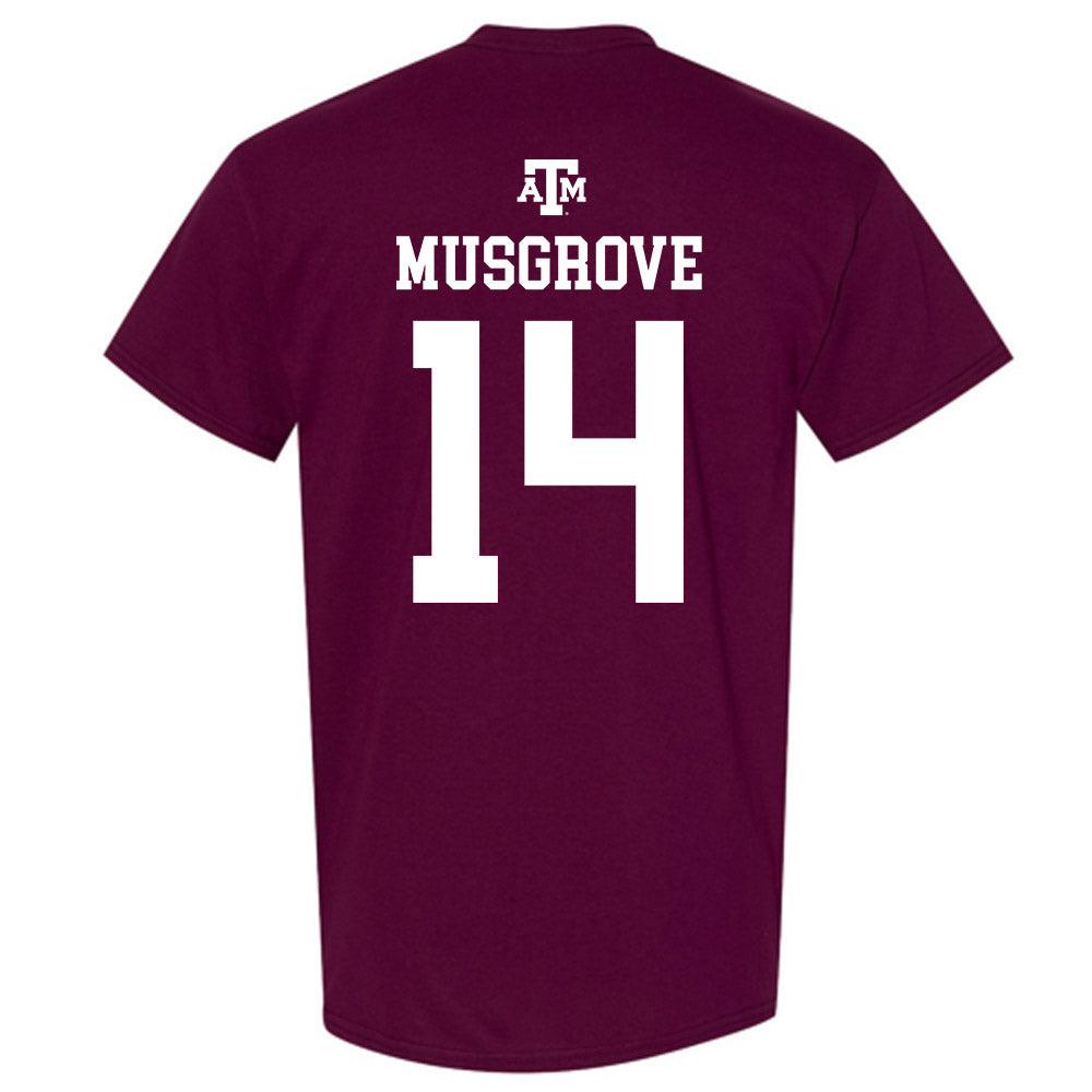 Texas A&M - NCAA Women's Volleyball : Kirra Musgrove - Maroon Out 2026 T-Shirt-1