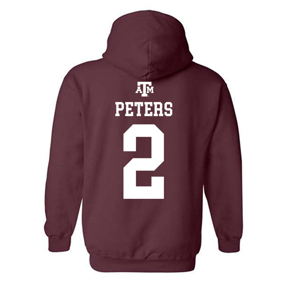 Texas A&M - NCAA Softball : Sidne Peters - Maroon Out 2026 Hooded Sweatshirt-1
