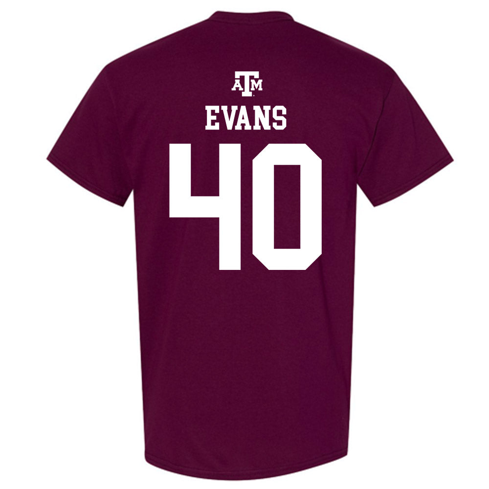 Texas A&M - NCAA Football : Gray Evans - Maroon Out 2026 T-Shirt-1