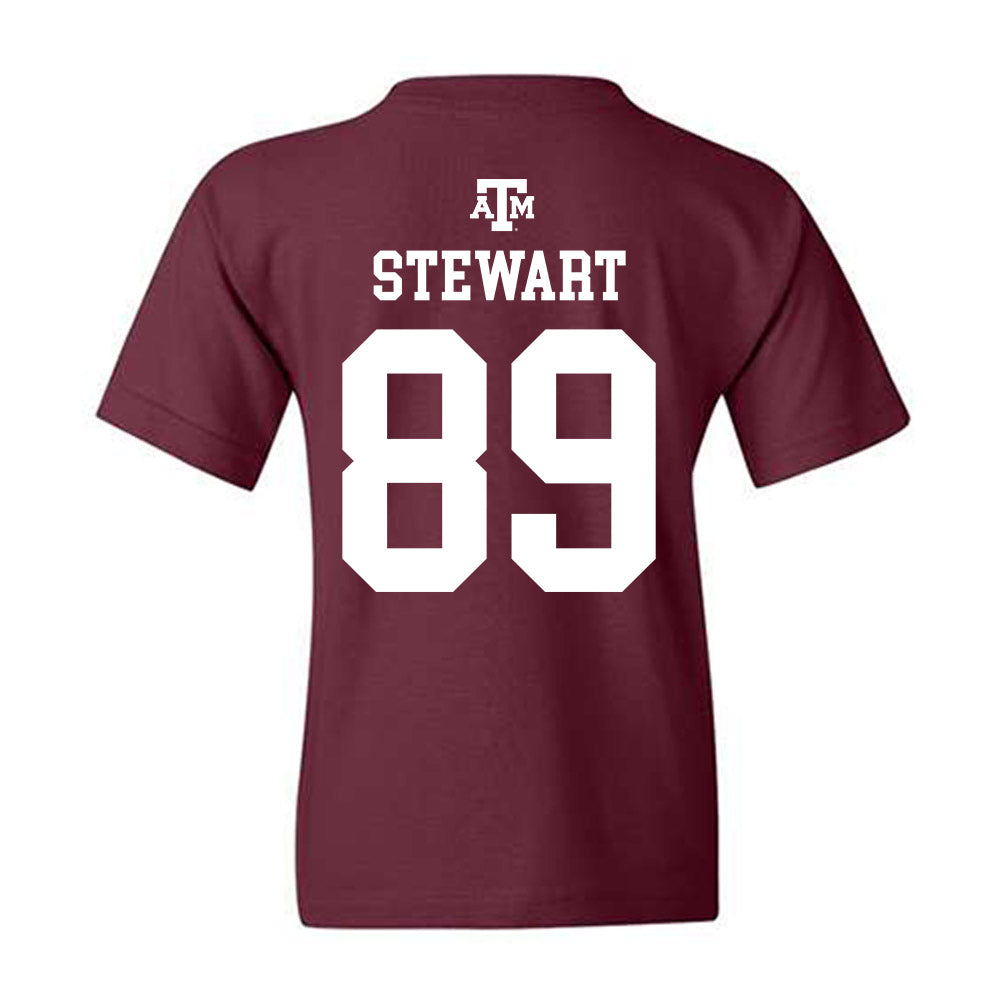 Texas A&M - NCAA Football : Kade Stewart - Maroon Out 2026 Youth T-Shirt-1
