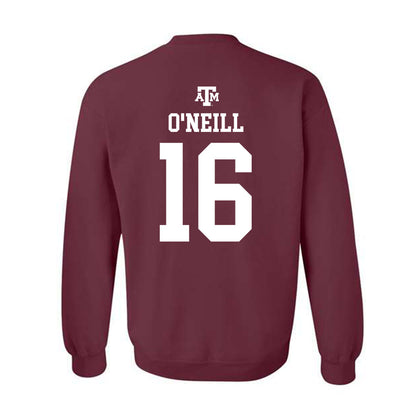Texas A&M - NCAA Football : Miles O'Neill - Maroon Out 2026 Crewneck Sweatshirt-1