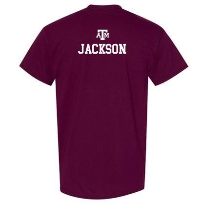 Texas A&M - NCAA Men's Cross Country : Hunter Jackson - Maroon Out 2026 T-Shirt-1