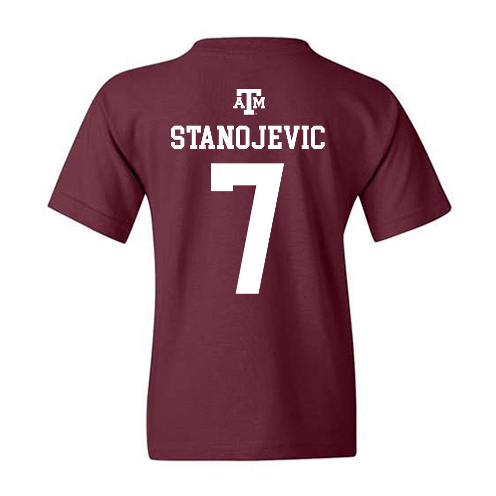 Texas A&M - NCAA Women's Volleyball : Djurdja Stanojevic - Maroon Out 2026 Youth T-Shirt-1