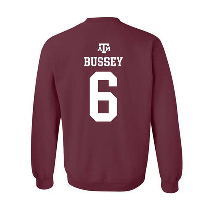 Texas A&M - NCAA Football : Terry Bussey - Maroon Out 2026 Crewneck Sweatshirt-1