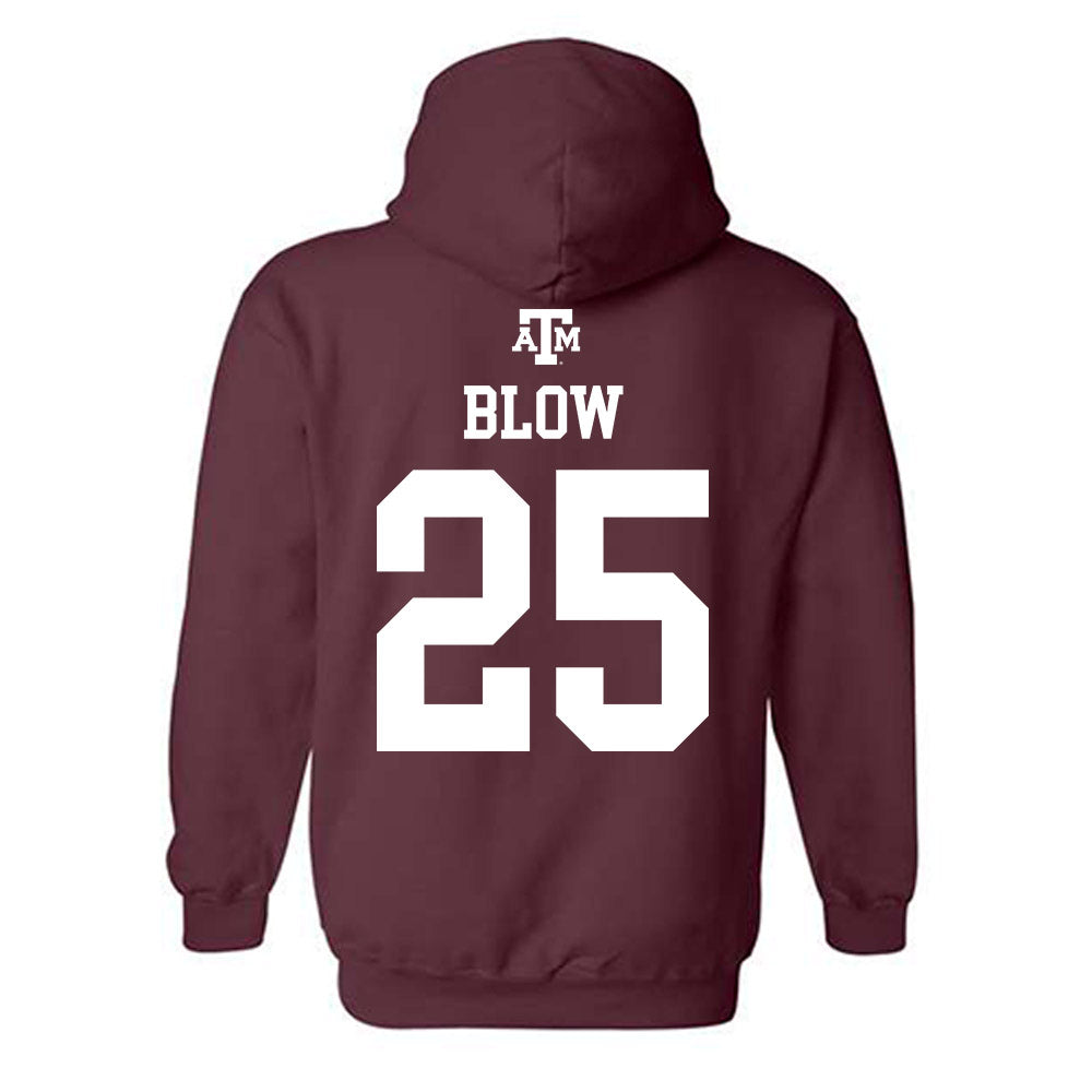 Texas A&M - NCAA Women's Basketball : Salese Blow - Maroon Out 2026 Hooded Sweatshirt-1