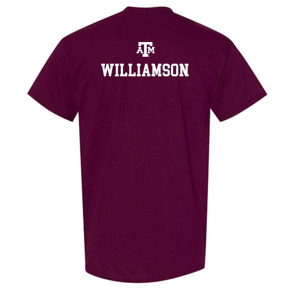 Texas A&M - NCAA Women's Swimming & Diving : Eloise Williamson - Maroon Out 2026 T-Shirt-1