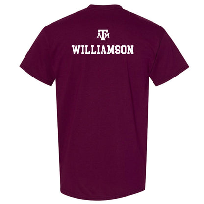 Texas A&M - NCAA Women's Swimming & Diving : Eloise Williamson - Maroon Out 2026 T-Shirt-1