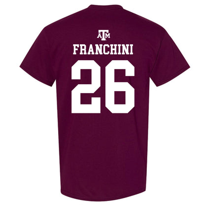 Texas A&M - NCAA Women's Basketball : Anita Franchini - Maroon Out 2026 T-Shirt-1