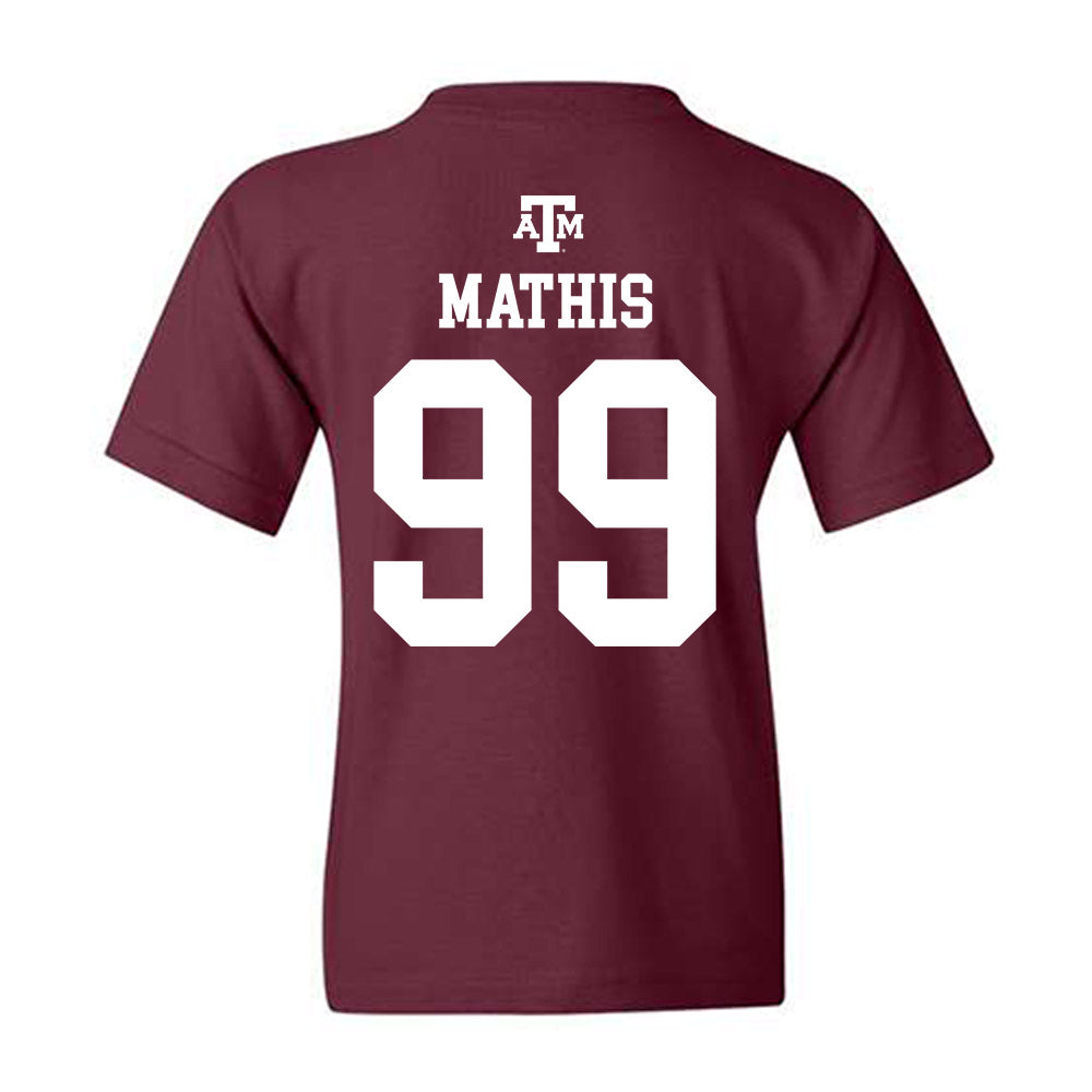 Texas A&M - NCAA Softball : Kelsey Mathis - Maroon Out 2026 Youth T-Shirt-1