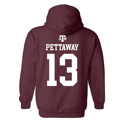 Texas A&M - NCAA Football : Deyjhon Pettaway - Maroon Out 2026 Hooded Sweatshirt-1