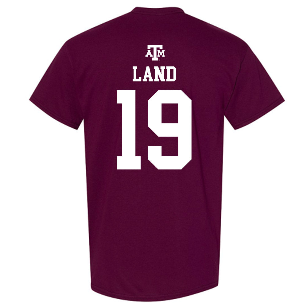 Texas A&M - NCAA Football : Paxton Land - Maroon Out 2026 T-Shirt-1