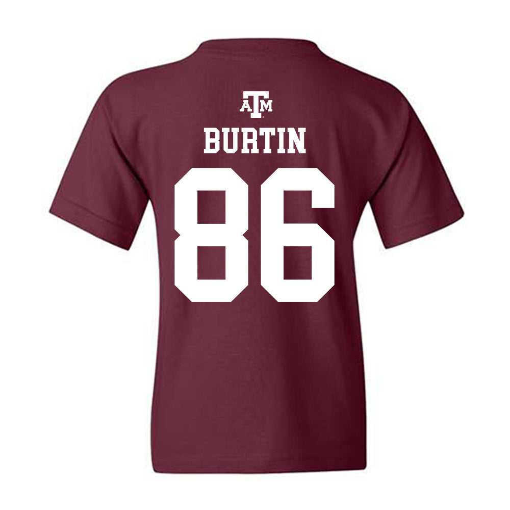 Texas A&M - NCAA Football : Ryan Burtin - Maroon Out 2026 Youth T-Shirt-1