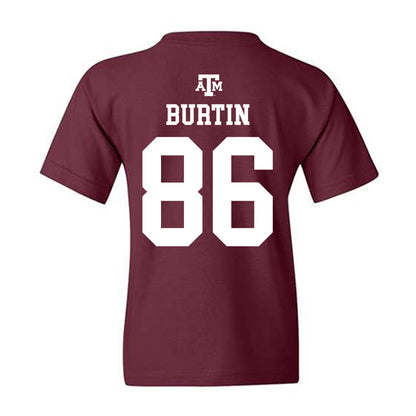 Texas A&M - NCAA Football : Ryan Burtin - Maroon Out 2026 Youth T-Shirt-1