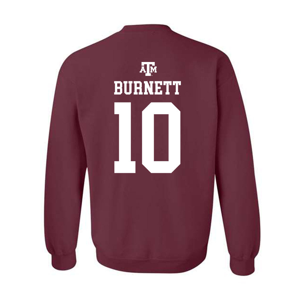 Texas A&M - NCAA Softball : Darby Burnett - Maroon Out 2026 Crewneck Sweatshirt-1
