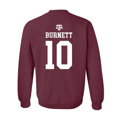 Texas A&M - NCAA Softball : Darby Burnett - Maroon Out 2026 Crewneck Sweatshirt-1