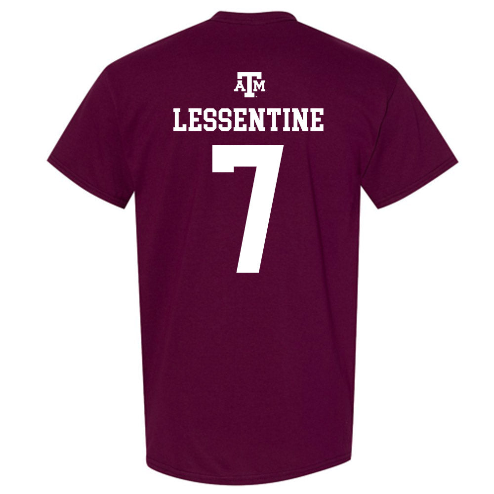 Texas A&M - NCAA Softball : Sydney Lessentine - Maroon Out 2026 T-Shirt-1