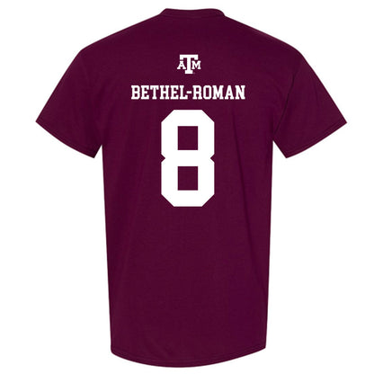 Texas A&M - NCAA Football : Ashton Bethel-Roman - Maroon Out 2026 T-Shirt-1