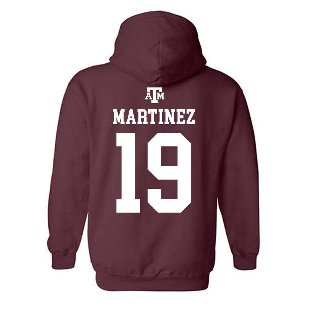 Texas A&M - NCAA Men's Basketball : Eemil Martinez - Maroon Out 2026 Hooded Sweatshirt-1