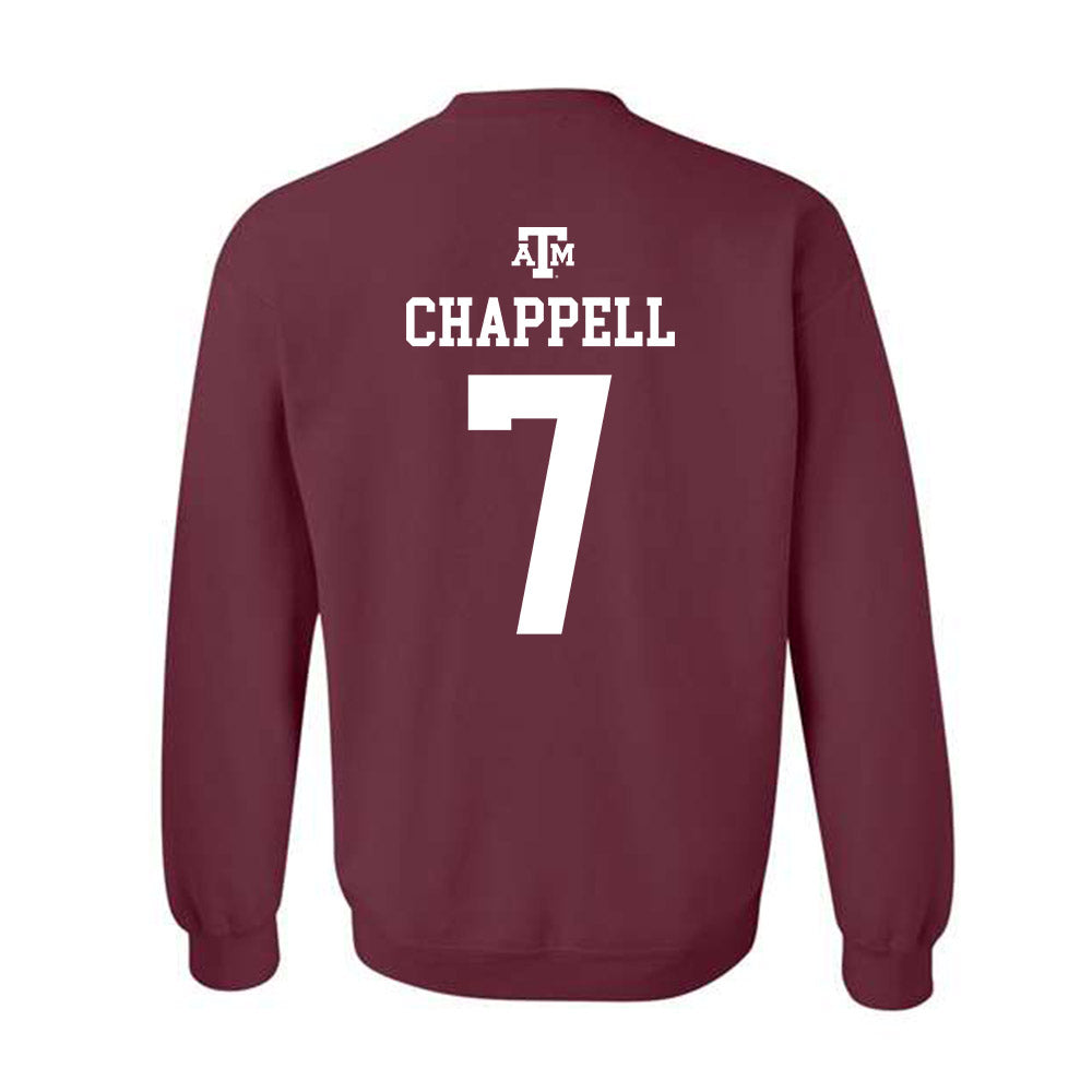 Texas A&M - NCAA Football : Tyreek Chappell - Maroon Out 2026 Crewneck Sweatshirt-1