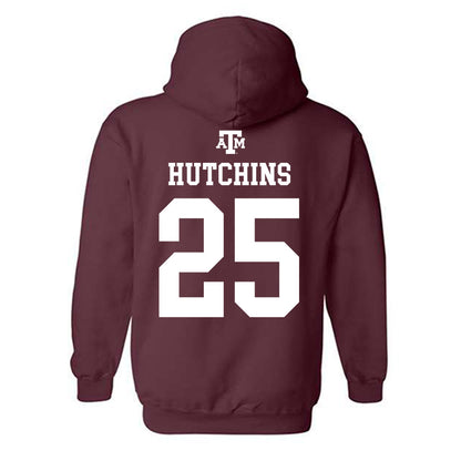 Texas A&M - NCAA Men's Soccer : Savannah Hutchins - Maroon Out 2026 Hooded Sweatshirt-1