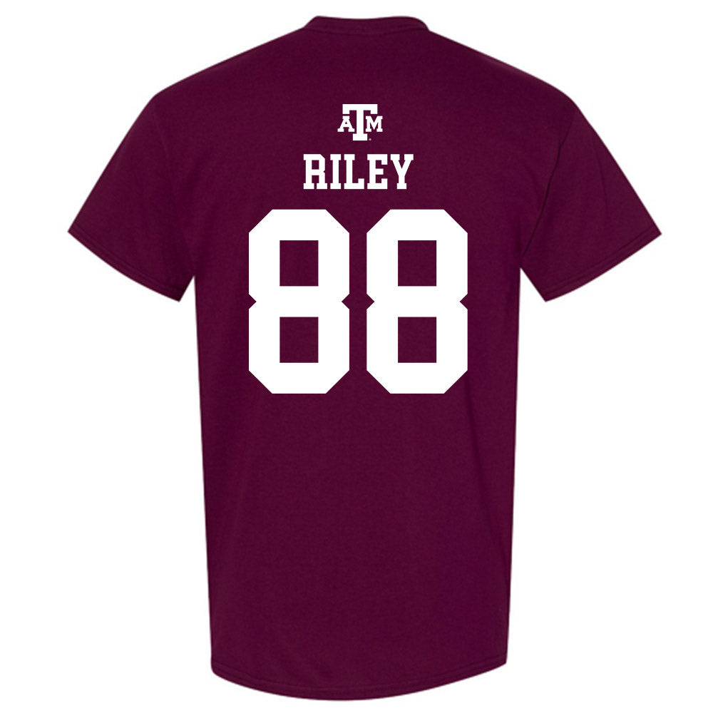 Texas A&M - NCAA Football : Micah Riley - Maroon Out 2026 T-Shirt-1