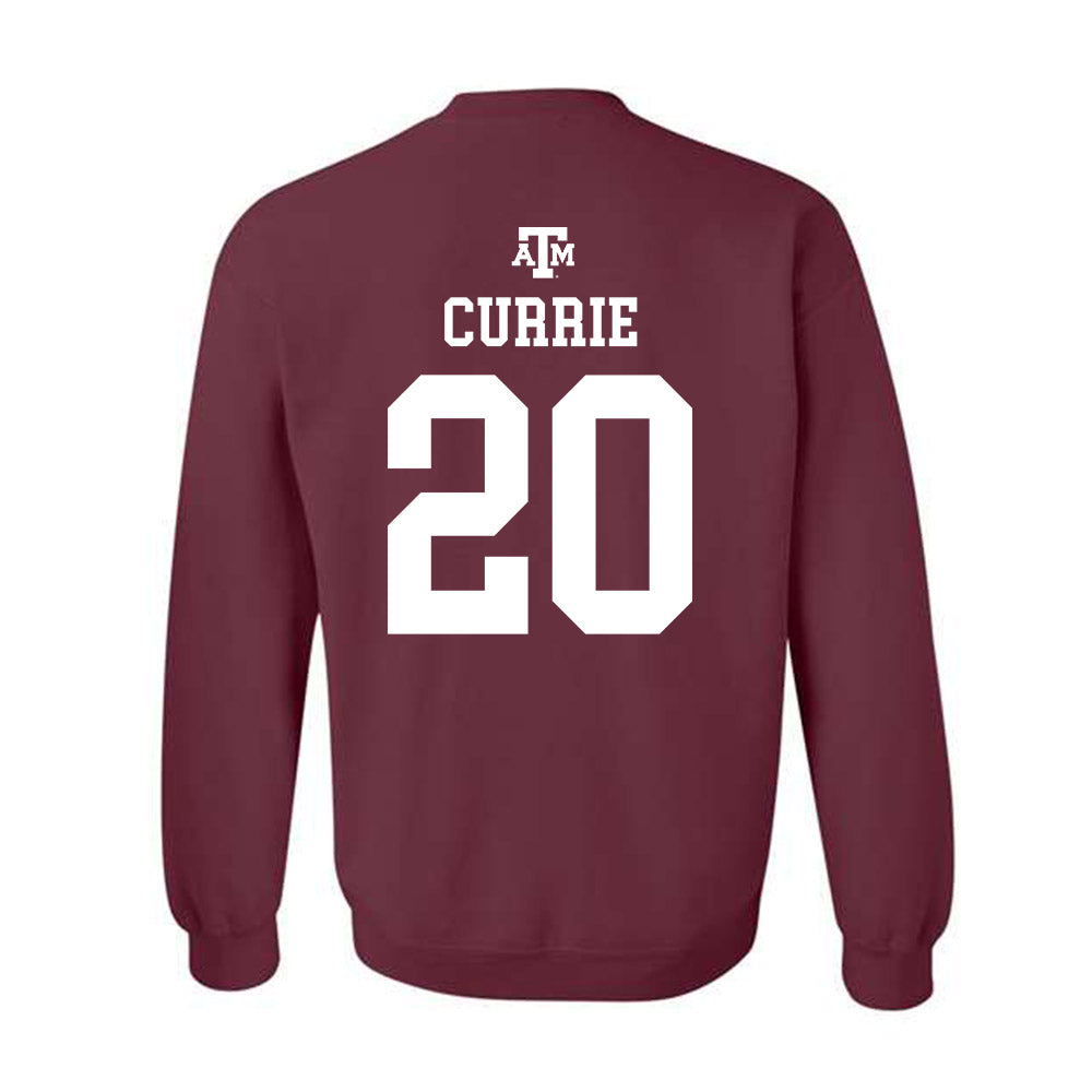 Texas A&M - NCAA Football : Adonyss Currie - Maroon Out 2026 Crewneck Sweatshirt-1