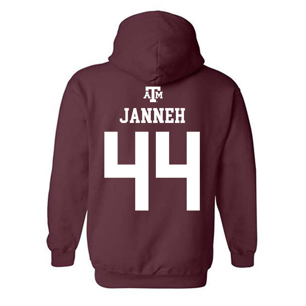 Texas A&M - NCAA Women's Basketball : Fats Janneh - Maroon Out 2026 Hooded Sweatshirt-1