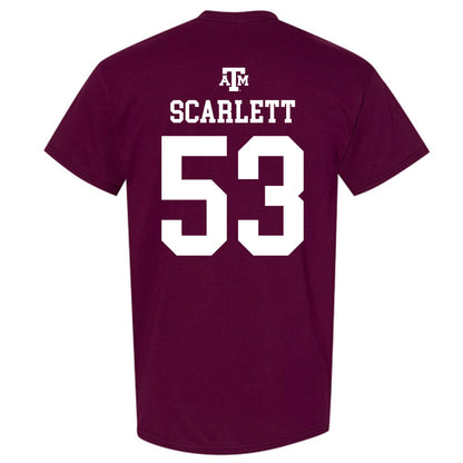 Texas A&M - NCAA Football : Jadon Scarlett - Maroon Out 2026 T-Shirt-1