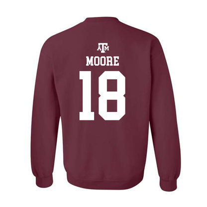 Texas A&M - NCAA Softball : Aubrey Moore - Maroon Out 2026 Crewneck Sweatshirt-1