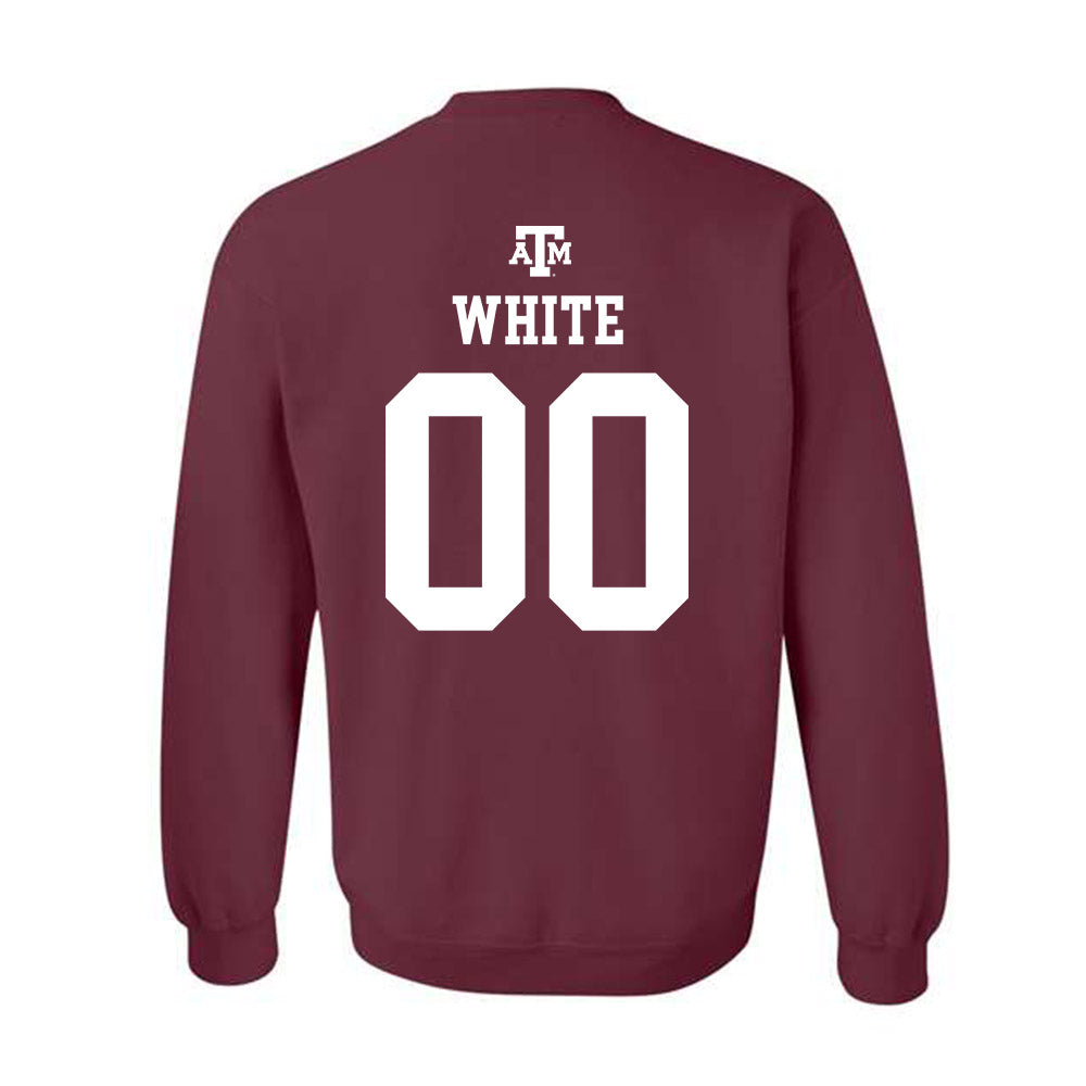 Texas A&M - NCAA Softball : Piper White - Maroon Out 2026 Crewneck Sweatshirt-1