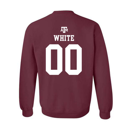 Texas A&M - NCAA Softball : Piper White - Maroon Out 2026 Crewneck Sweatshirt-1